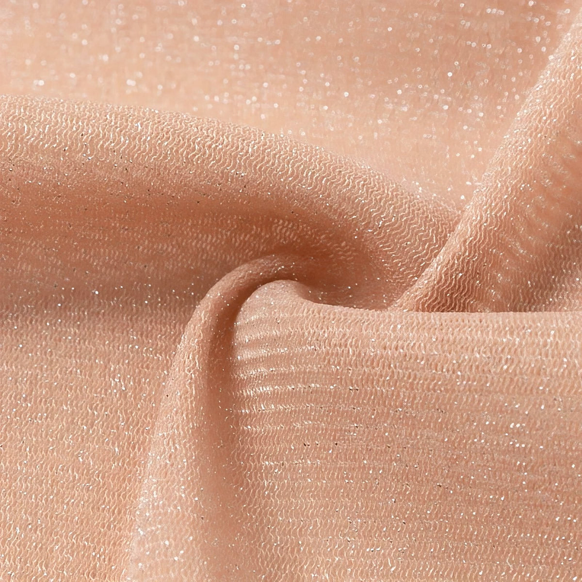 Paréo de Plage Long façon Kimono gros plan tissu - Doré - Argenté - Bronze