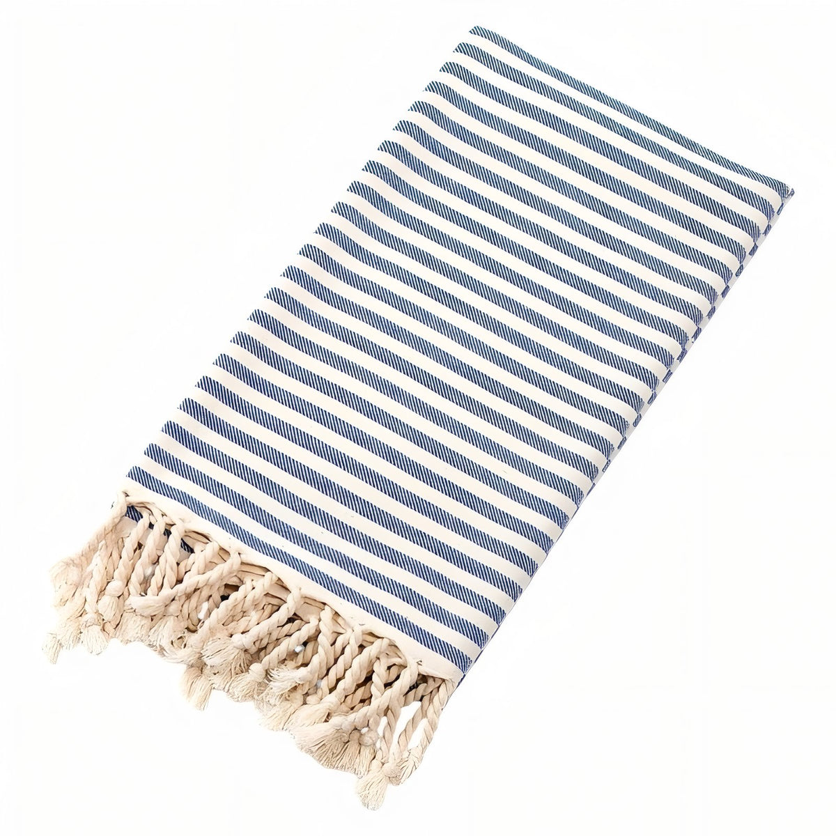 Fouta de Plage Coton - Bleu Marine - 100*180cm
