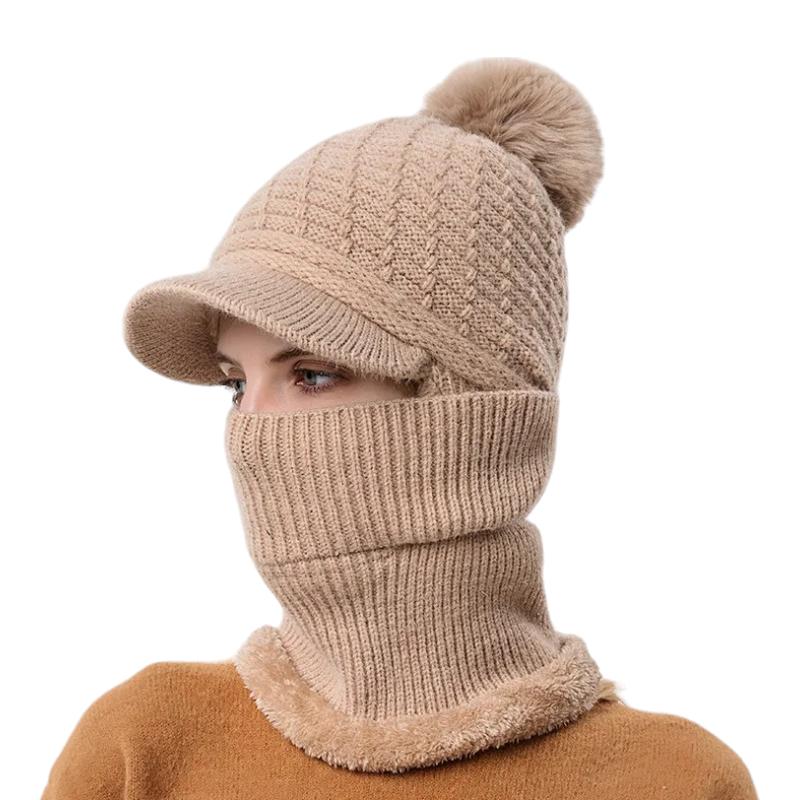 Bonnet Casquette Echarpe Taupe 56-60cm