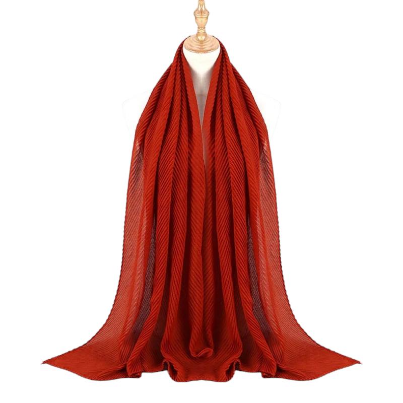 Foulard Etole Orange Brûlé 90*180cm