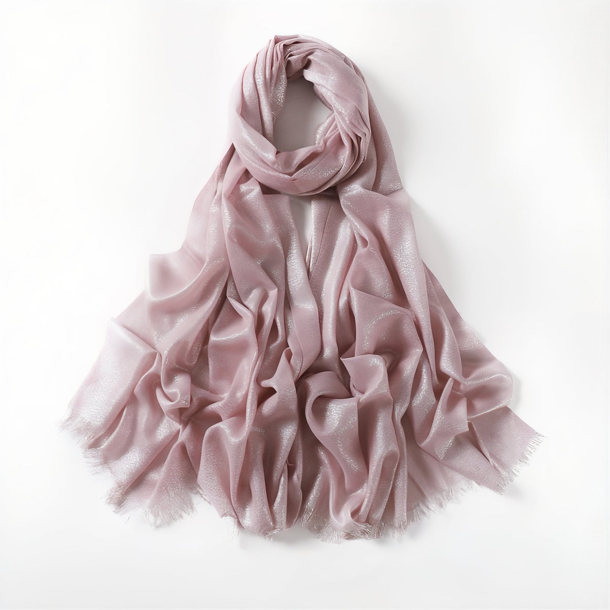 Echarpe Pailletée - Rose Poudré - 200*80cm