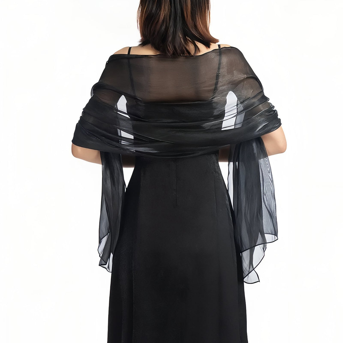 Etole Châle Pour Mariage - Noir - 170*70cm