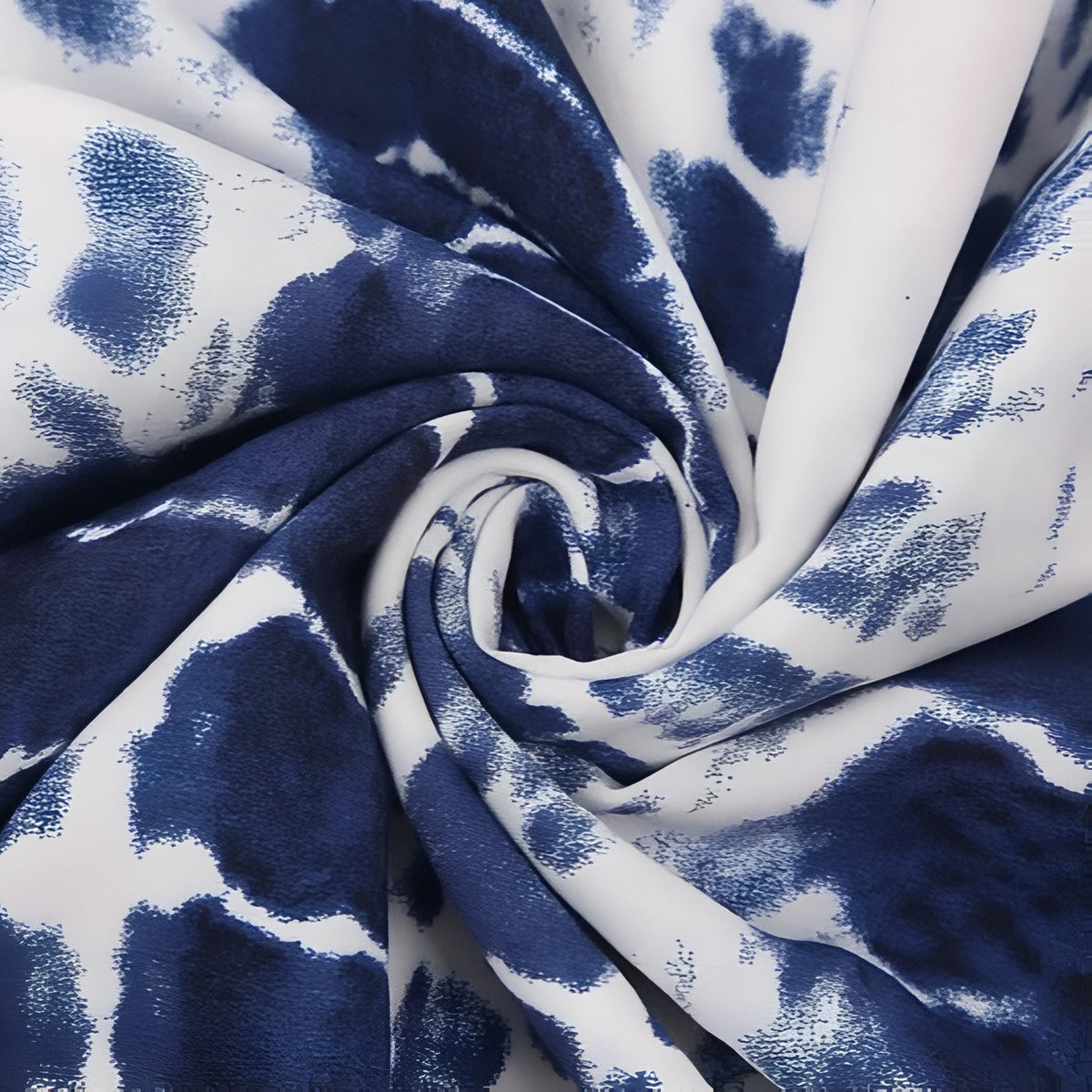 Kimono de Plage Tie and Dye Manches Longues gros plan tissu - Jaune - Vert - Bleu Marine - Corail - Fuchsia - Lavande - Gris Anthracite - Beige - Noir - Vert Olive - Vert Emeraude - Rose Clair - Bleu Vif - Bleu Azur
