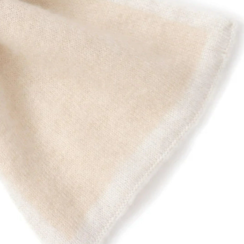 Écharpe Cachemire Blanc Cassé Blanc Cassé 83*18cm