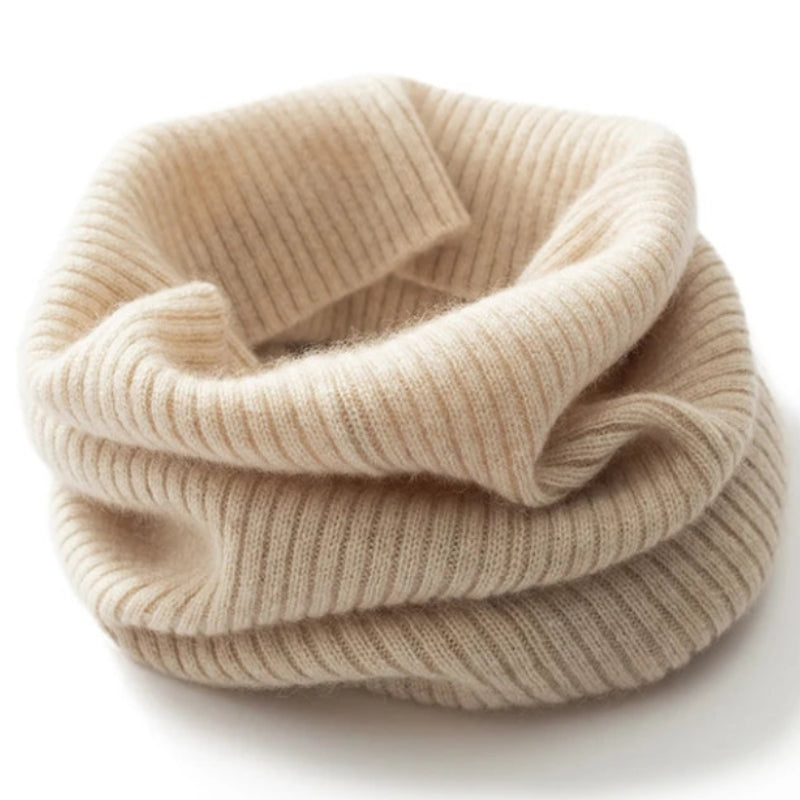 Cache Cou Cachemire Beige 35*22cm
