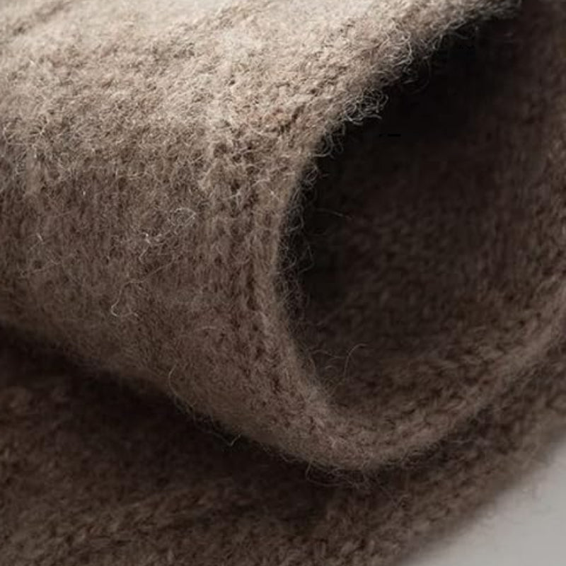 Echarpe Snood Femme Marron 80*10cm