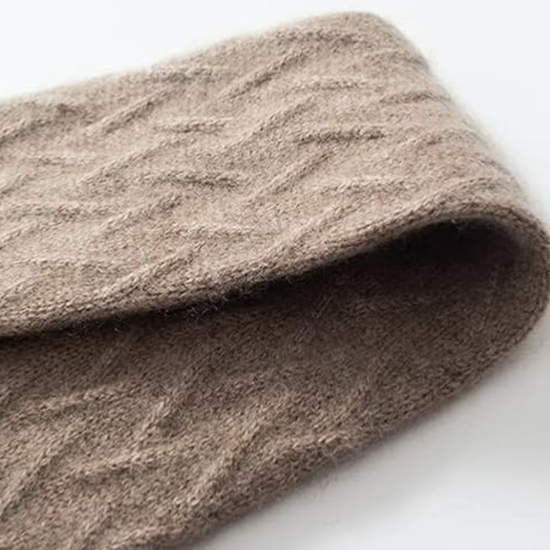 Echarpe Snood Femme Marron 80*10cm