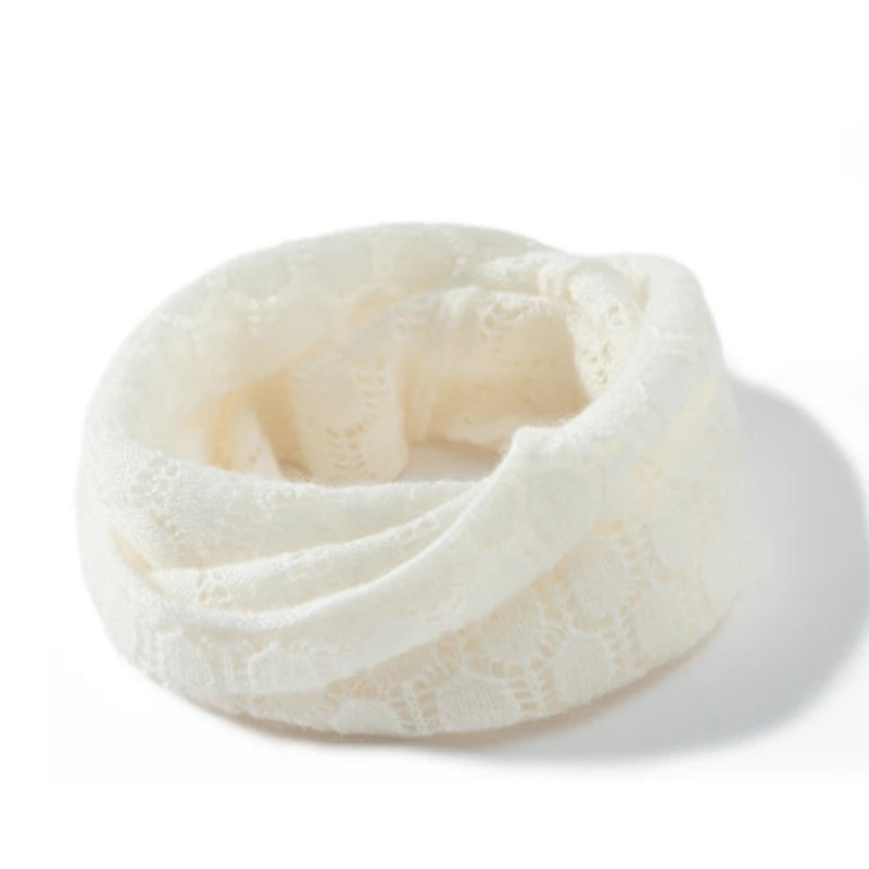 Snood Adulte Cachemire Blanc 38*24cm