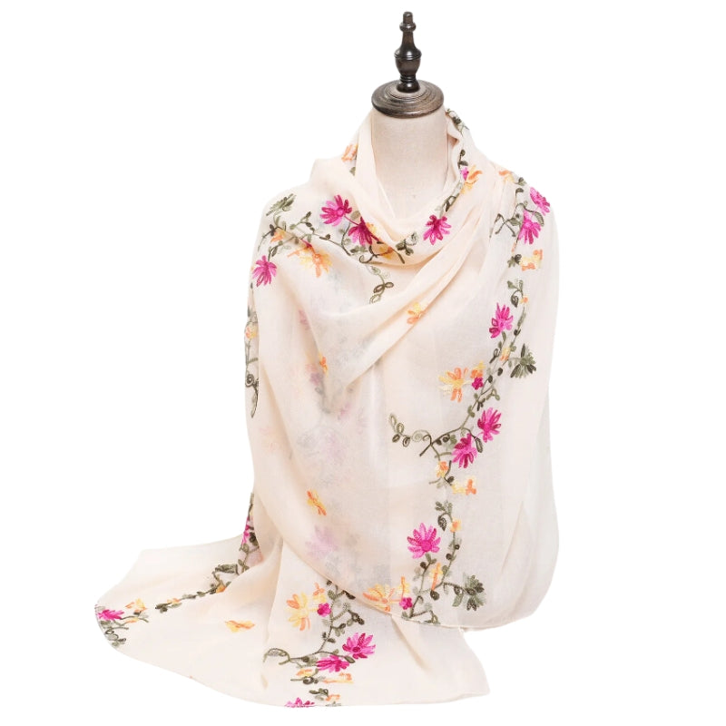 Foulard Fleuri Femme 
