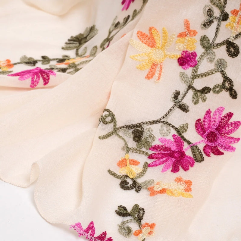 Foulard Fleuri Femme 