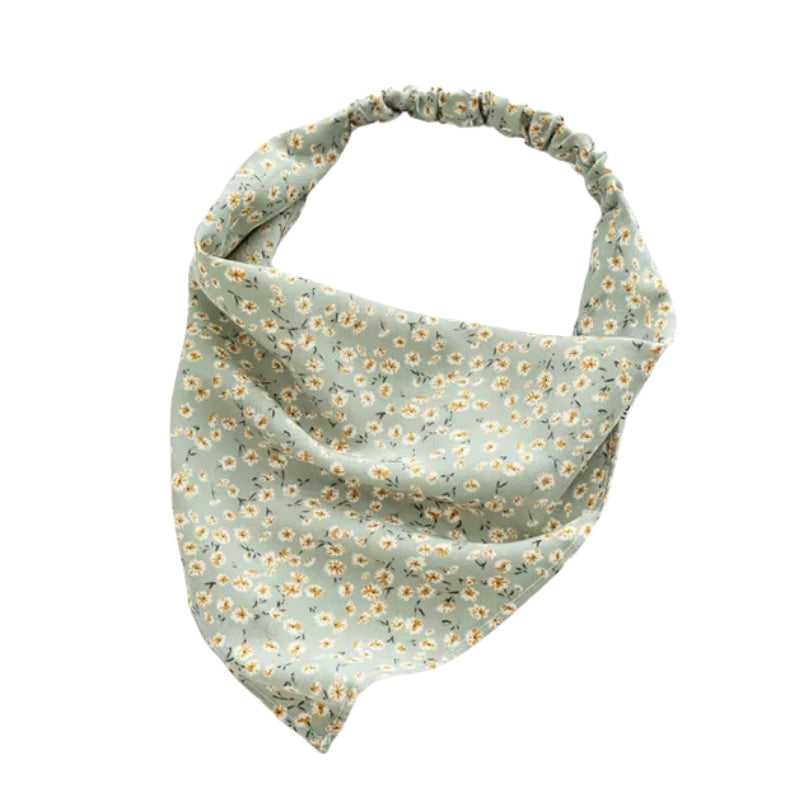 Bandeau Pour Les Cheveux Vert Pâle et Jaune 
