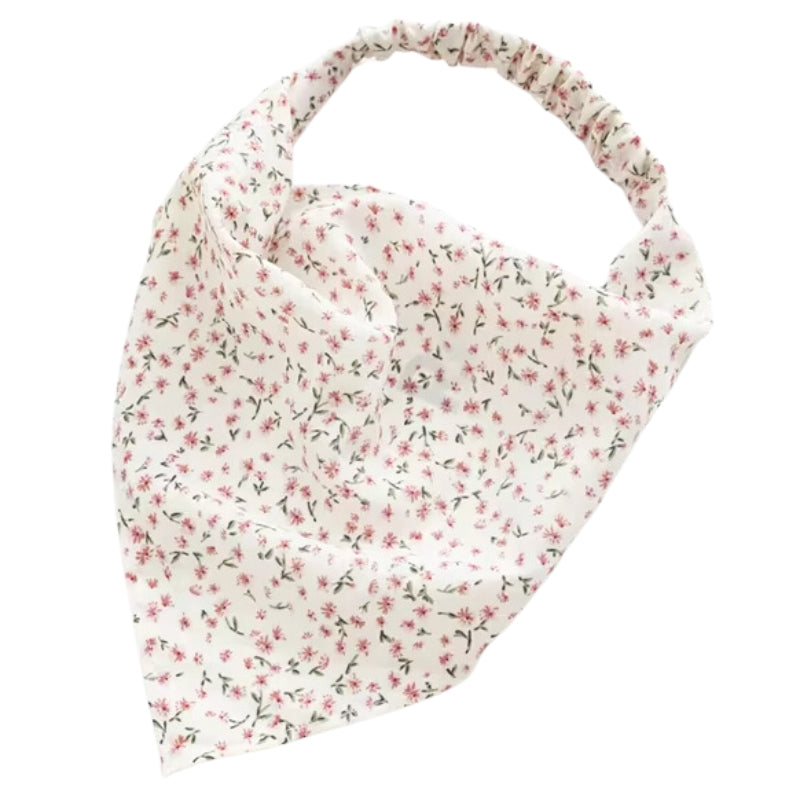 Bandeau Pour Les Cheveux Blanc et Rose 