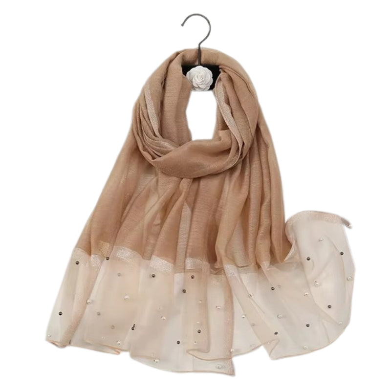 Foulard Perlé Doré 190*70cm