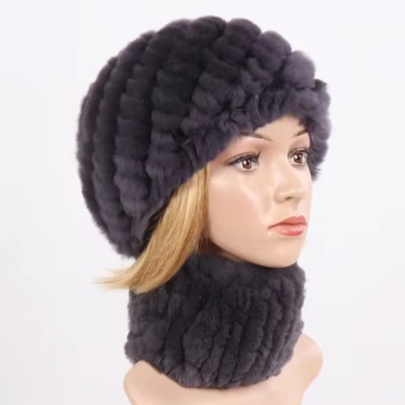 Parure Echarpe Bonnet Femme 12 
