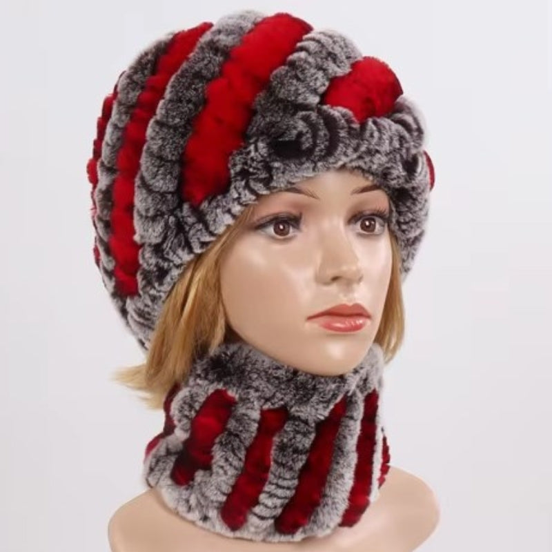 Parure Echarpe Bonnet Femme 3 