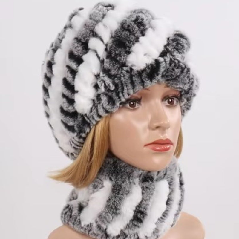 Parure Echarpe Bonnet Femme 8 