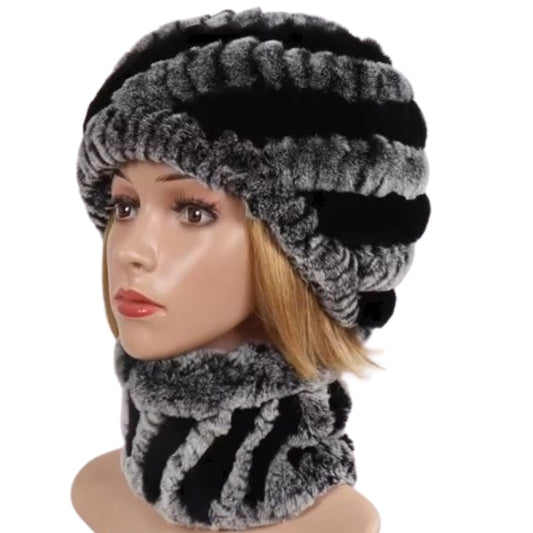 Parure Echarpe Bonnet Femme 1 