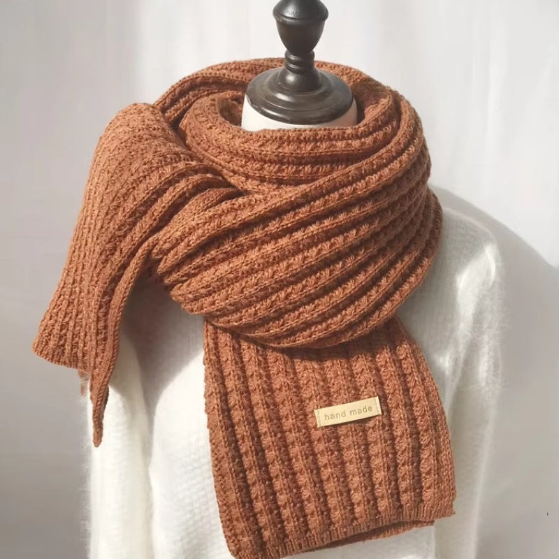 Echarpe Tricot Camel 