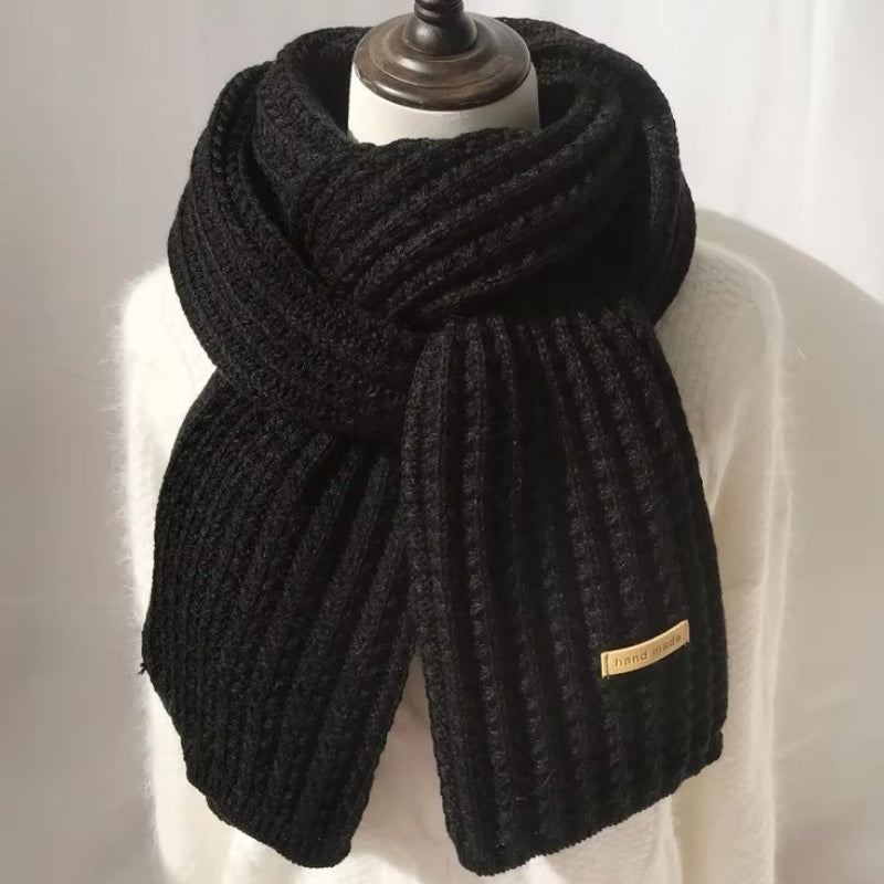 Echarpe Tricot Noir 