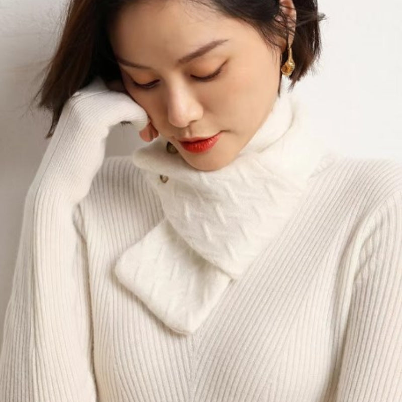 Echarpe Snood Blanc 80*10cm