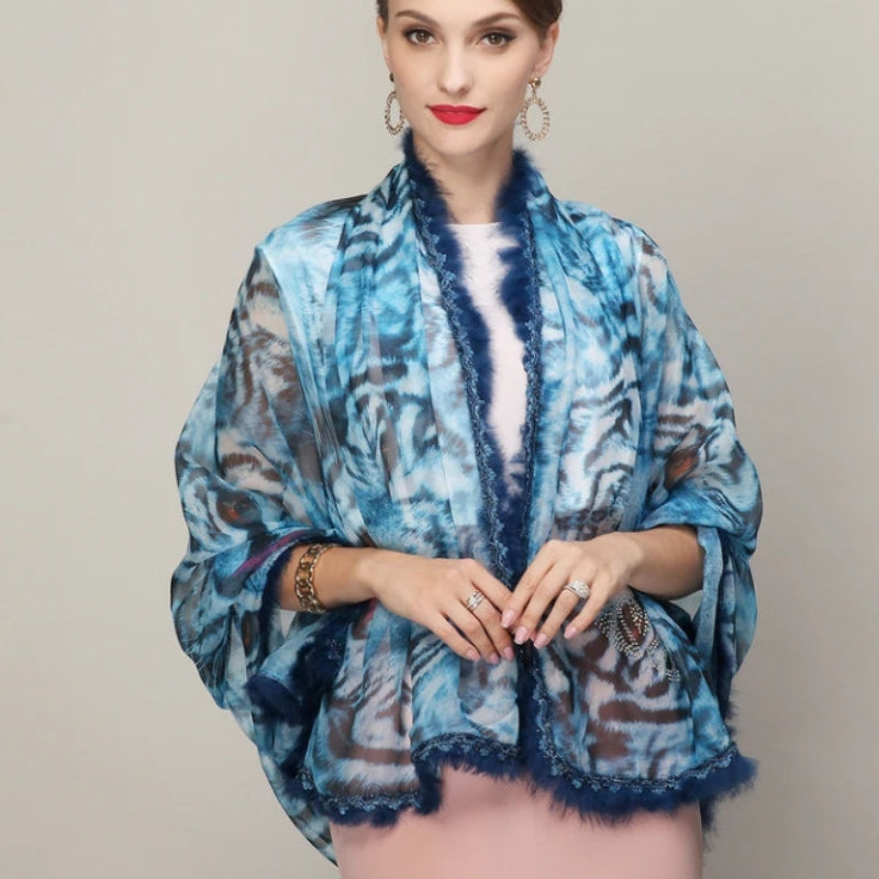 Foulard Imprimé Léopard 