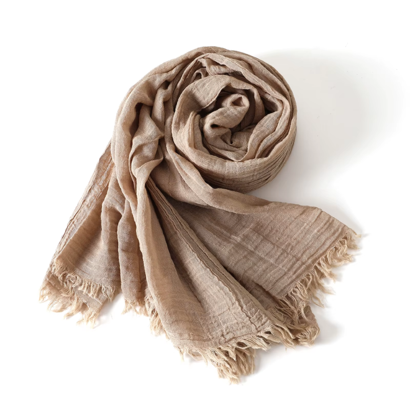 Chèche en Coton - Beige - 200*70cm