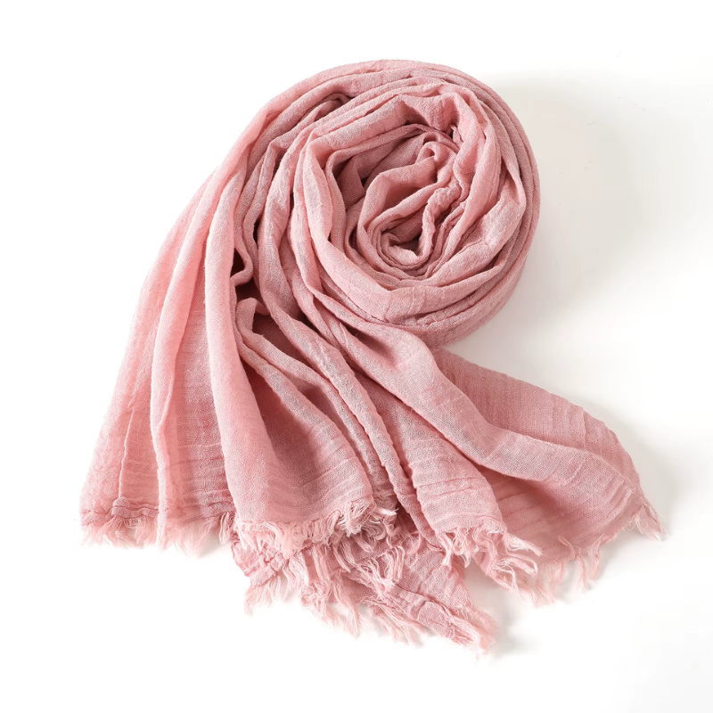 Chèche en Coton - Rose - 200*70cm