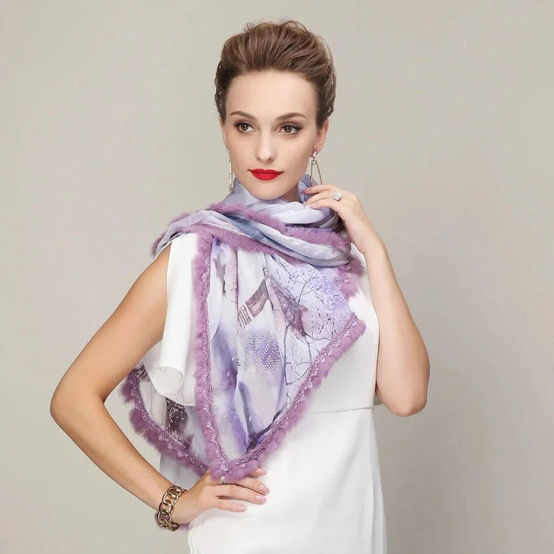 Foulard Imprimé Léopard 
