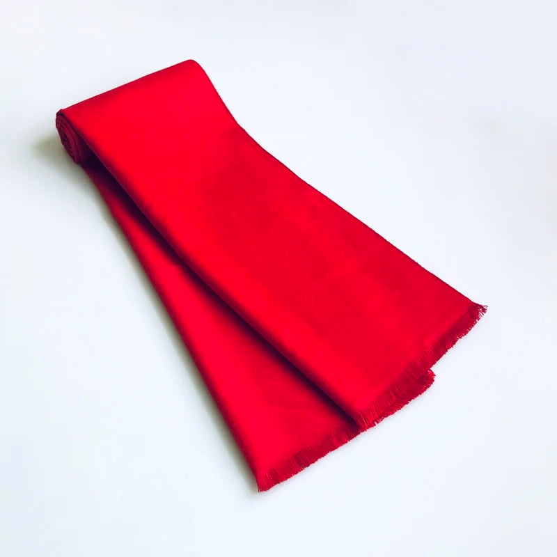 Echarpe Homme Rouge Rouge 180x30cm