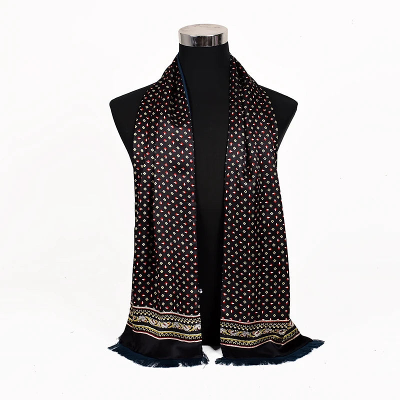 Foulard Echarpe en Soie Homme 
