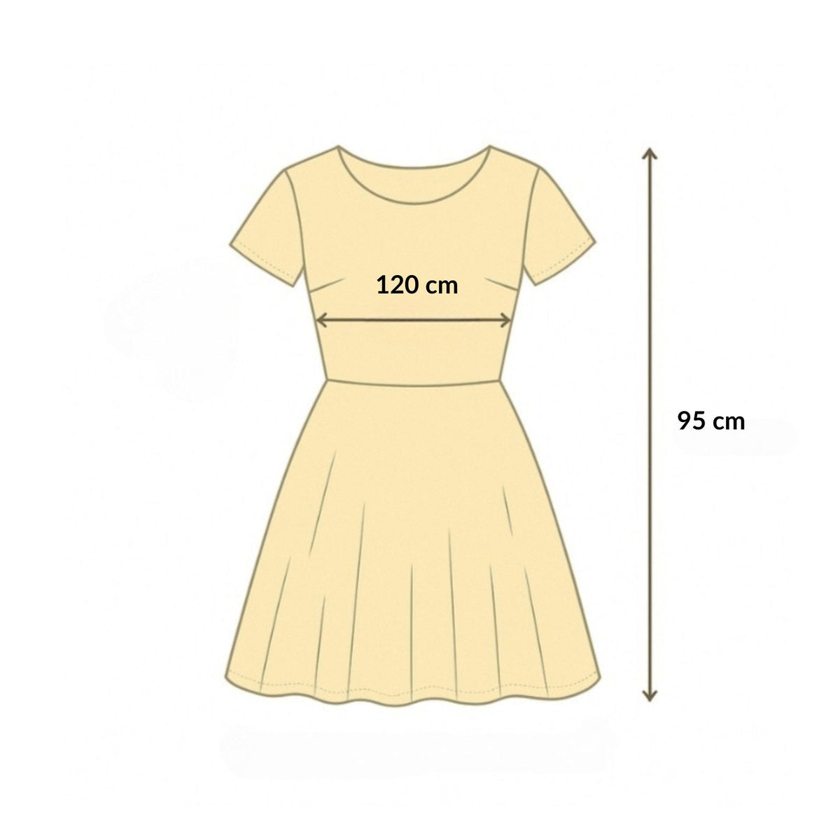 Robe de Plage Motif Attrape Rêve guide des dimensions - Rose - Bleu - Noir - Beige - Blanc