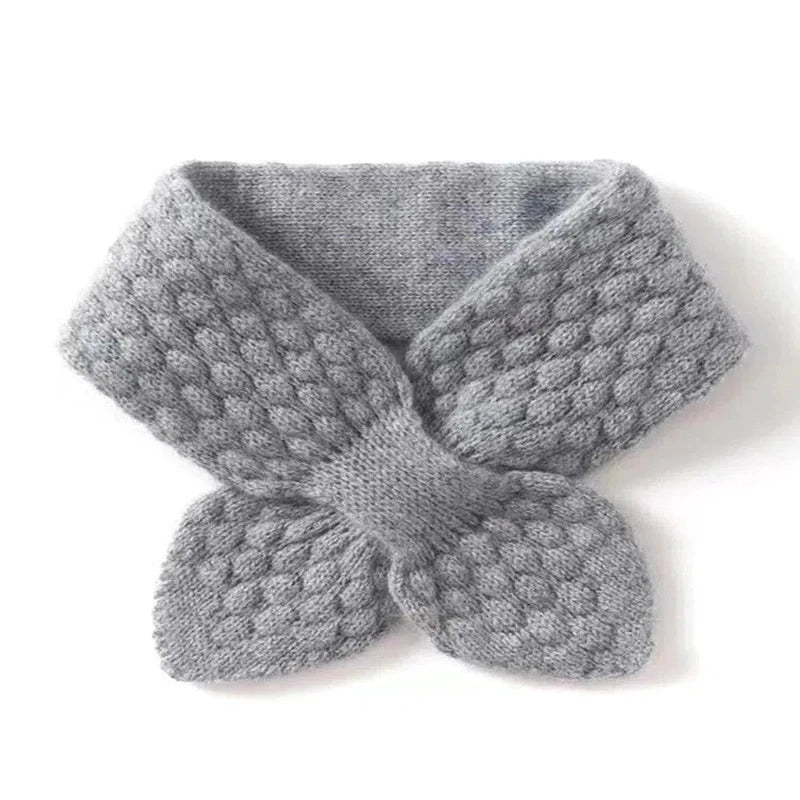 Echarpe Croisée Gris Clair 