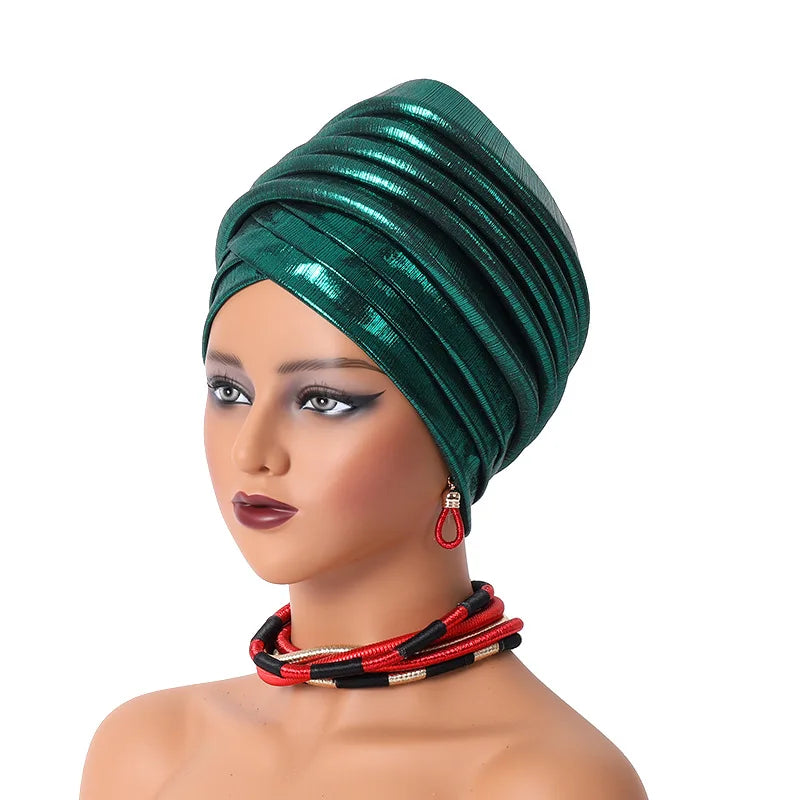 Foulard Turban Africain Vert 