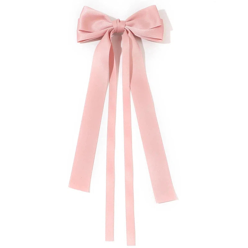 Noeud Papillon Cheveux Rose Bonbon 