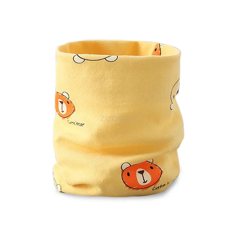 Snood Enfant 3 ans Jaune Pâle 0-12ans/ 46*21cm
