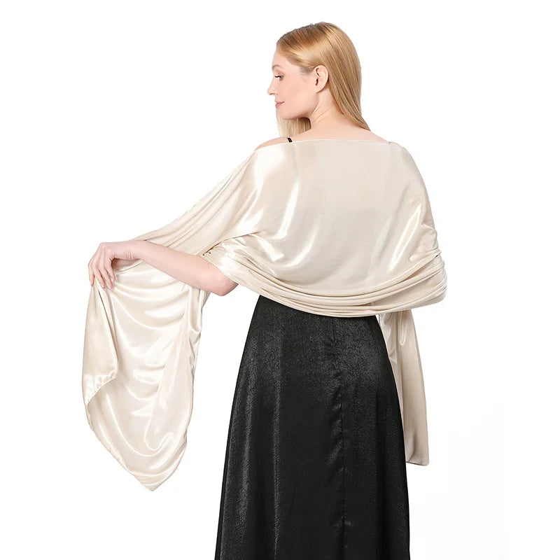 Etole Femme Cérémonie Beige Pêche 200*70cm