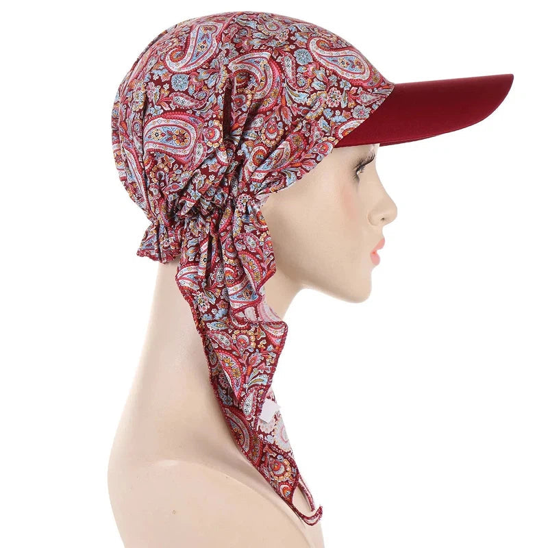 Casquette Visière Foulard 