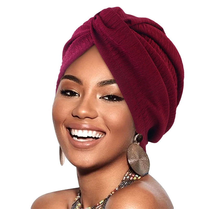 Turban Chic Femme Bordeaux 