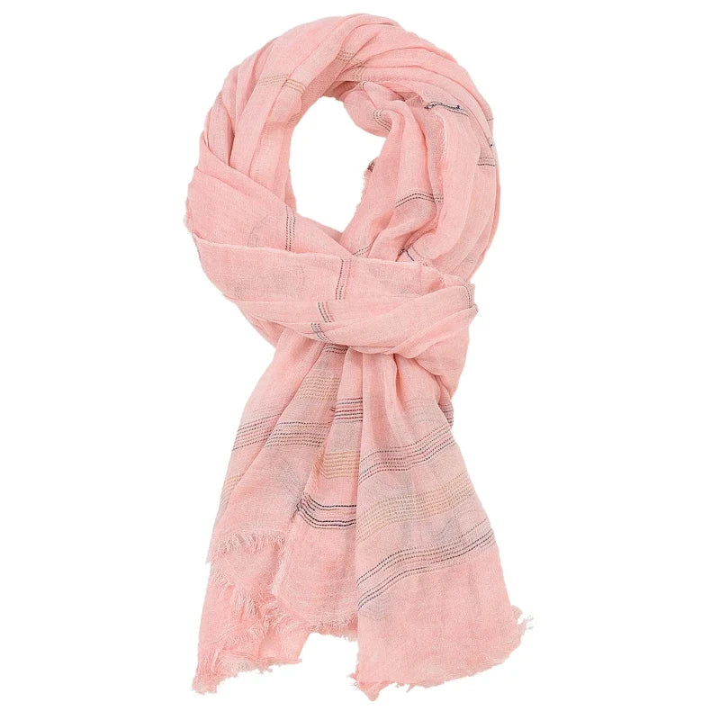 Chèche Touareg Rose Pâle 90*190cm
