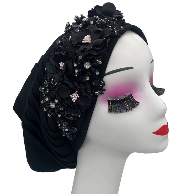 Foulard Africain Mariage Noir 
