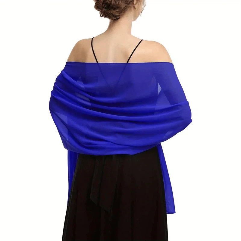 Etole Femme Chic Bleu Électrique 180*75cm