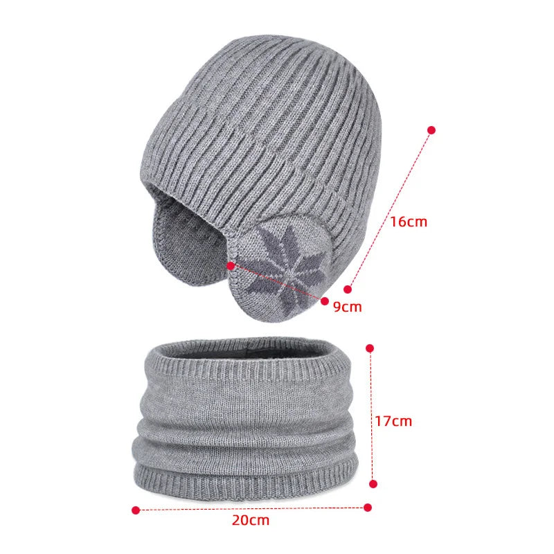 Bonnet et Snood Ensemble Enfant Garçon 