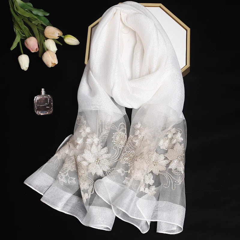 Etole Blanche Mariage Blanc et Beige 80x190cm
