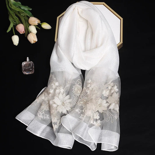 Etole Blanche Mariage Blanc et Beige 80x190cm