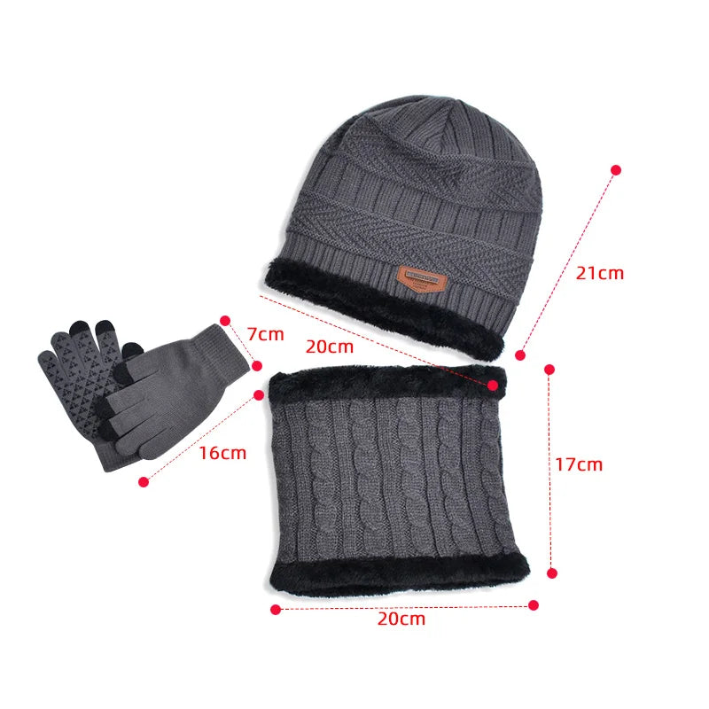 Ensemble Snood Bonnet et Gants Enfant 