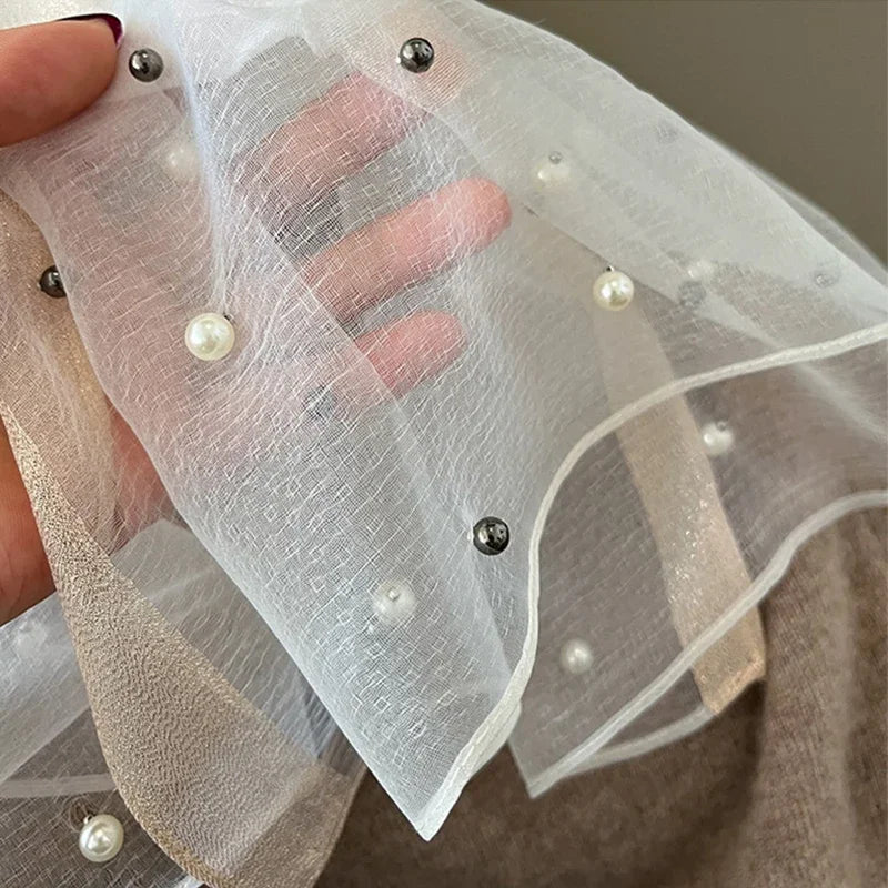Foulard avec Perles 