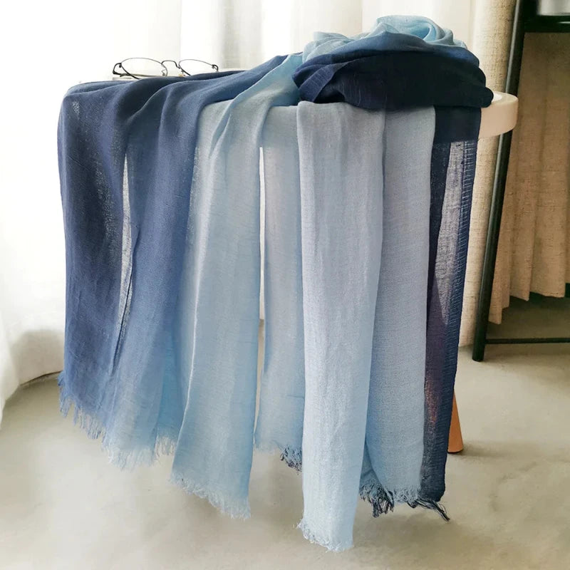 Chèche Homme Bleu 