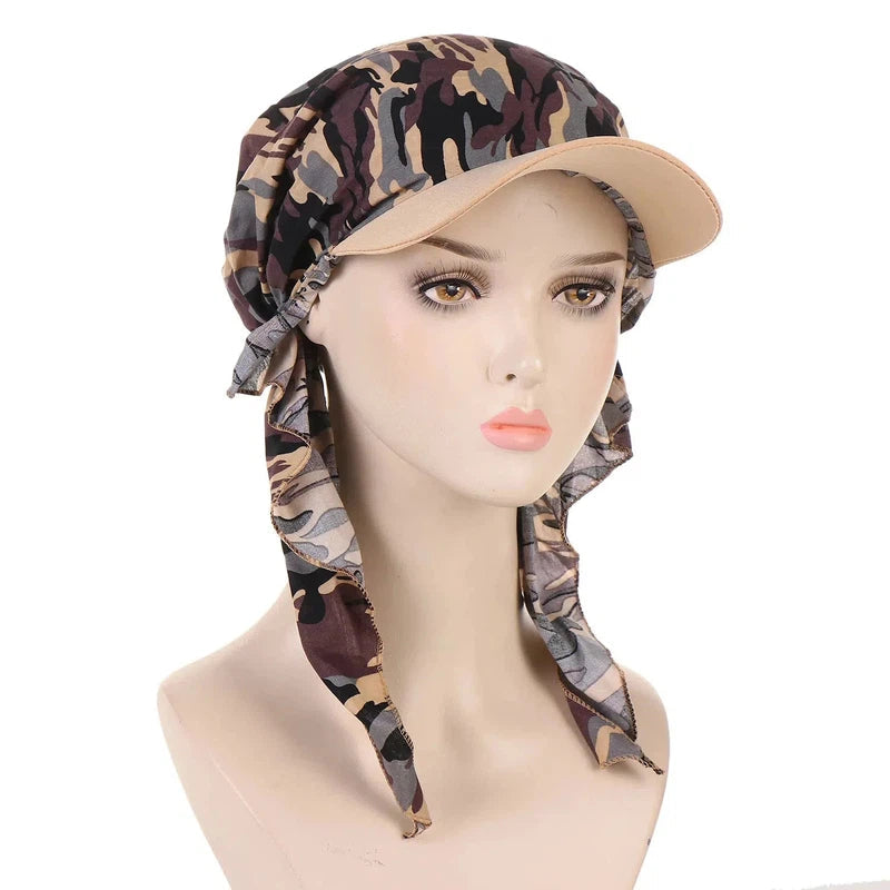 Casquette Visière Foulard 