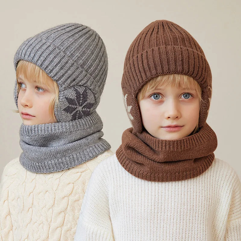 Bonnet et Snood Ensemble Enfant Garçon 