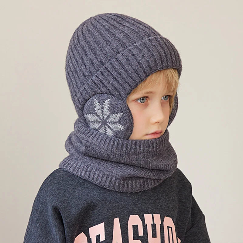 Bonnet et Snood Ensemble Enfant Garçon 